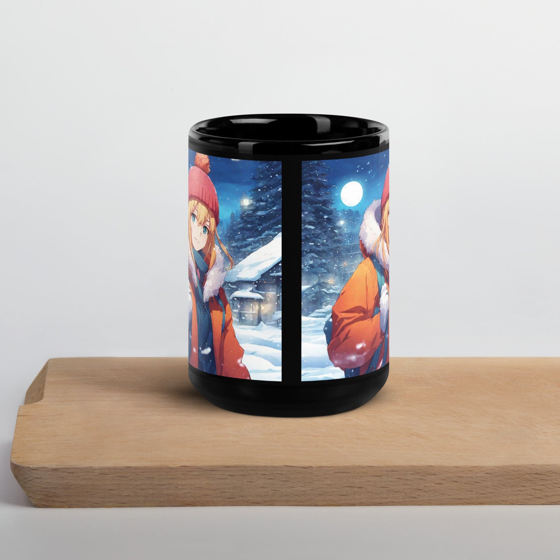 Black Glossy Mug