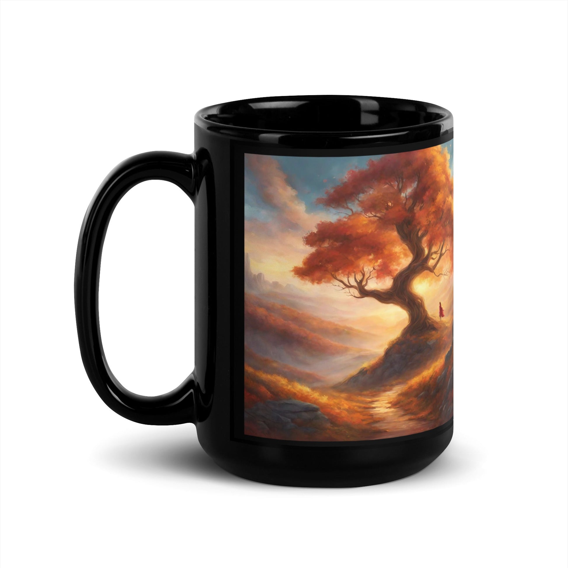 Black Glossy Mug