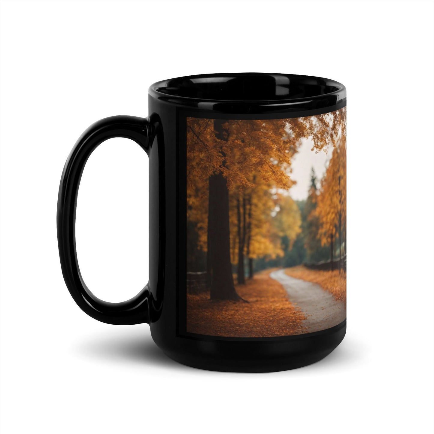 Black Glossy Mug