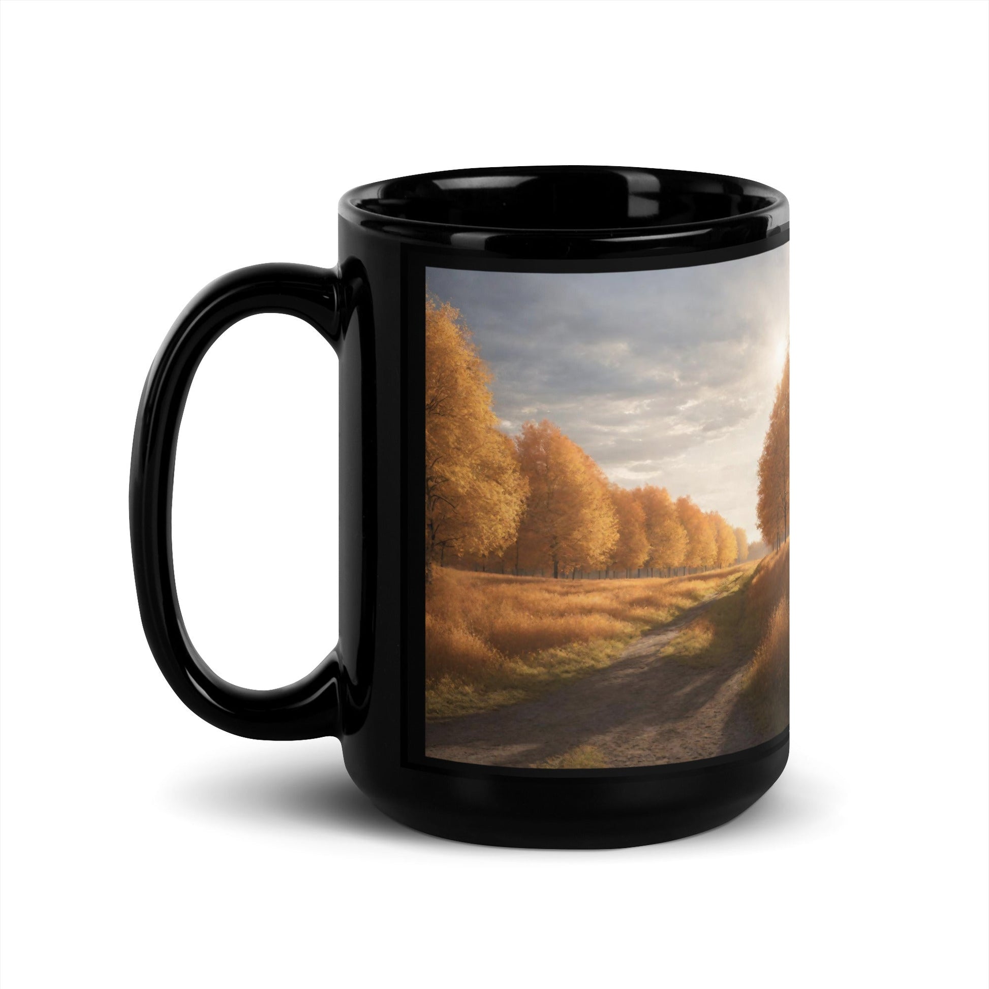 Black Glossy Mug