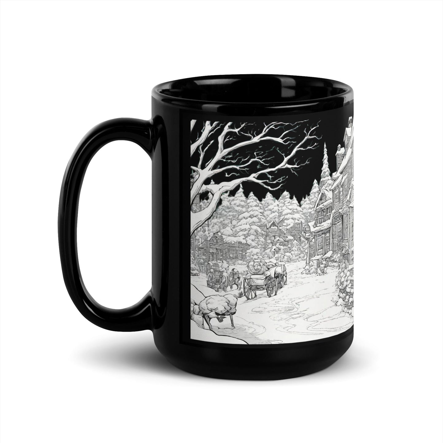 Black Glossy Mug