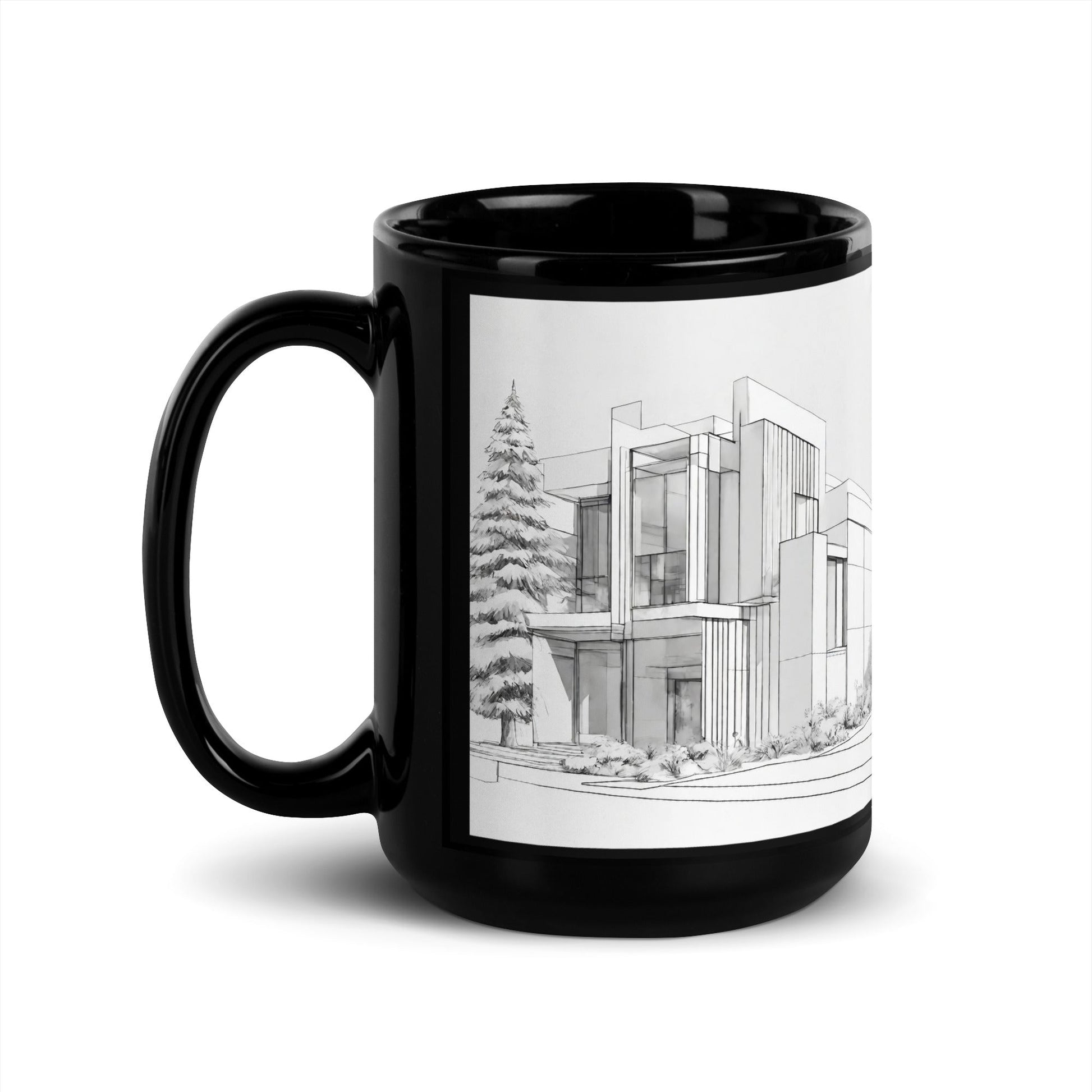 Black Glossy Mug