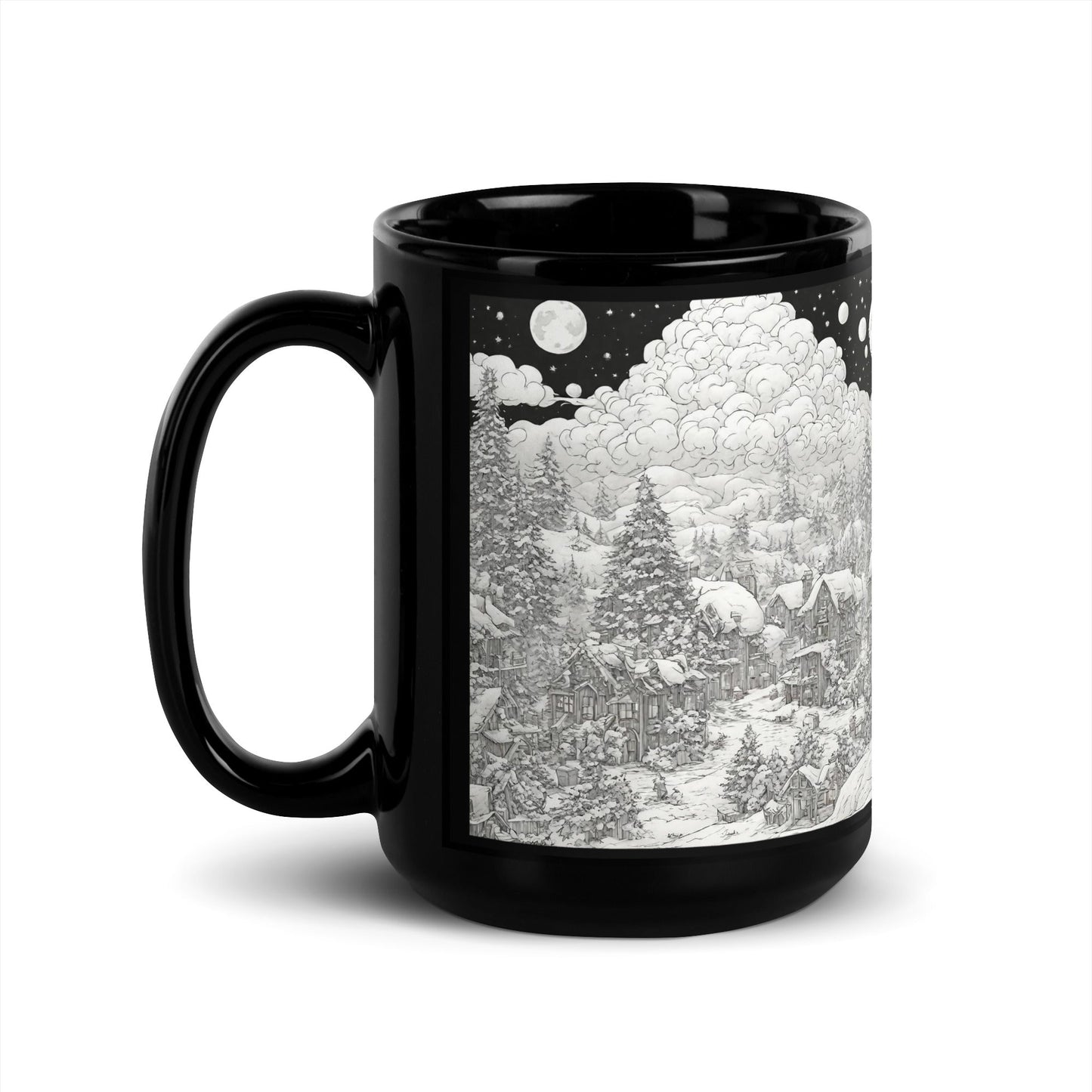 Black Glossy Mug