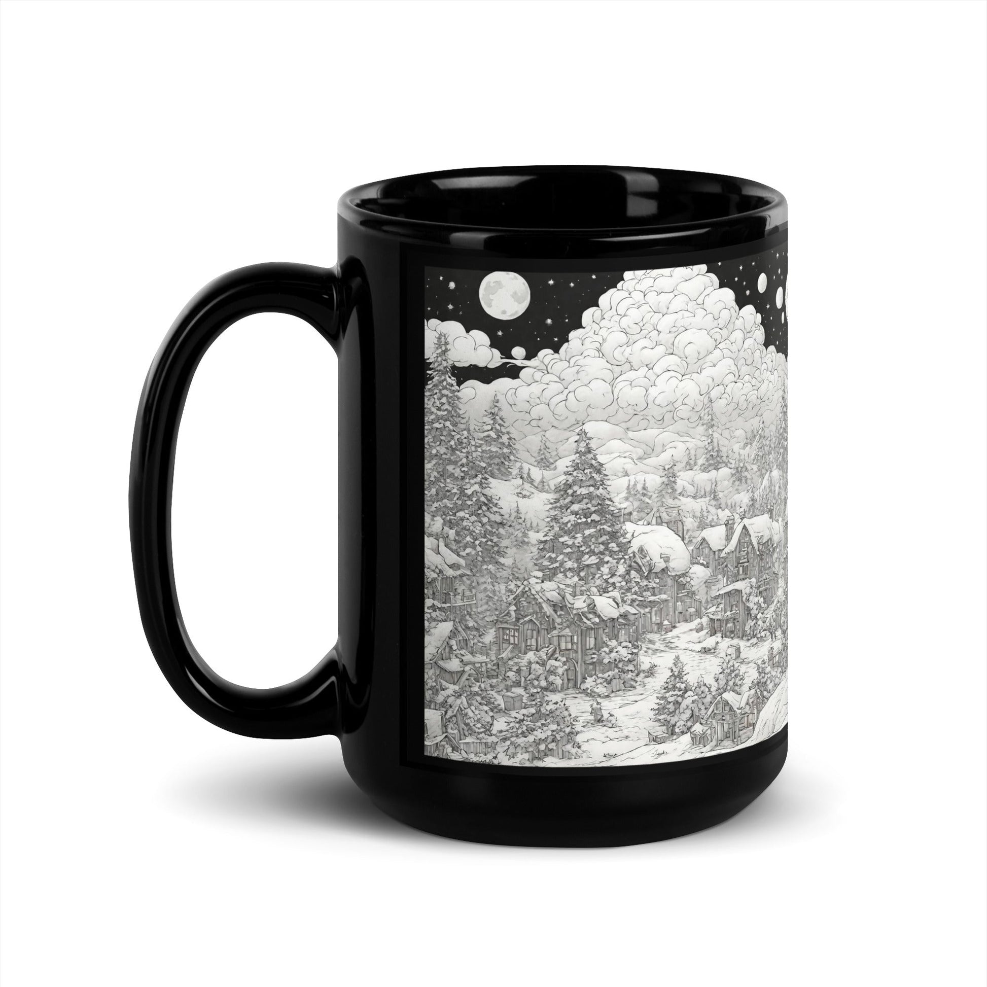 Black Glossy Mug