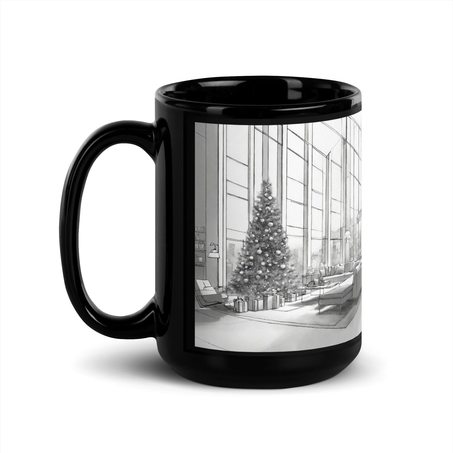 Black Glossy Mug