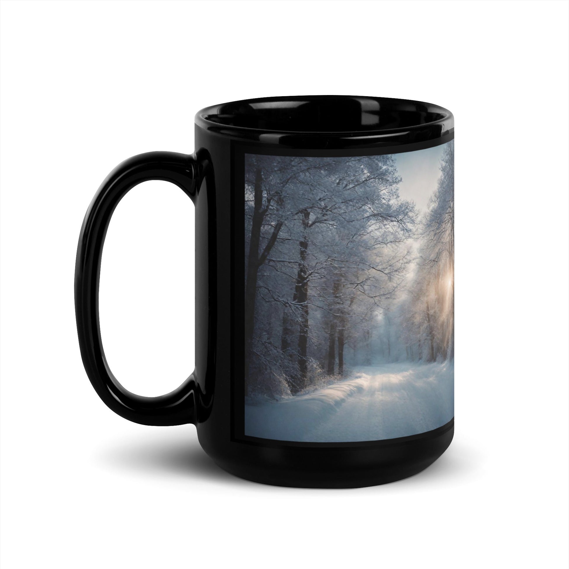 Black Glossy Mug