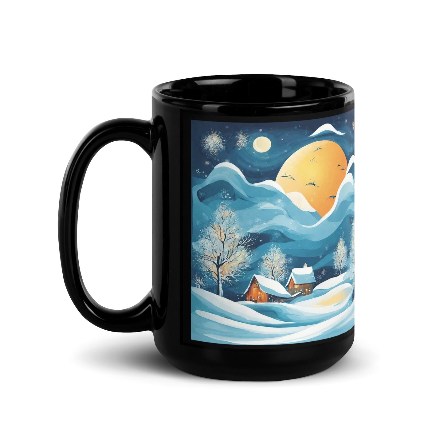 Black Glossy Mug