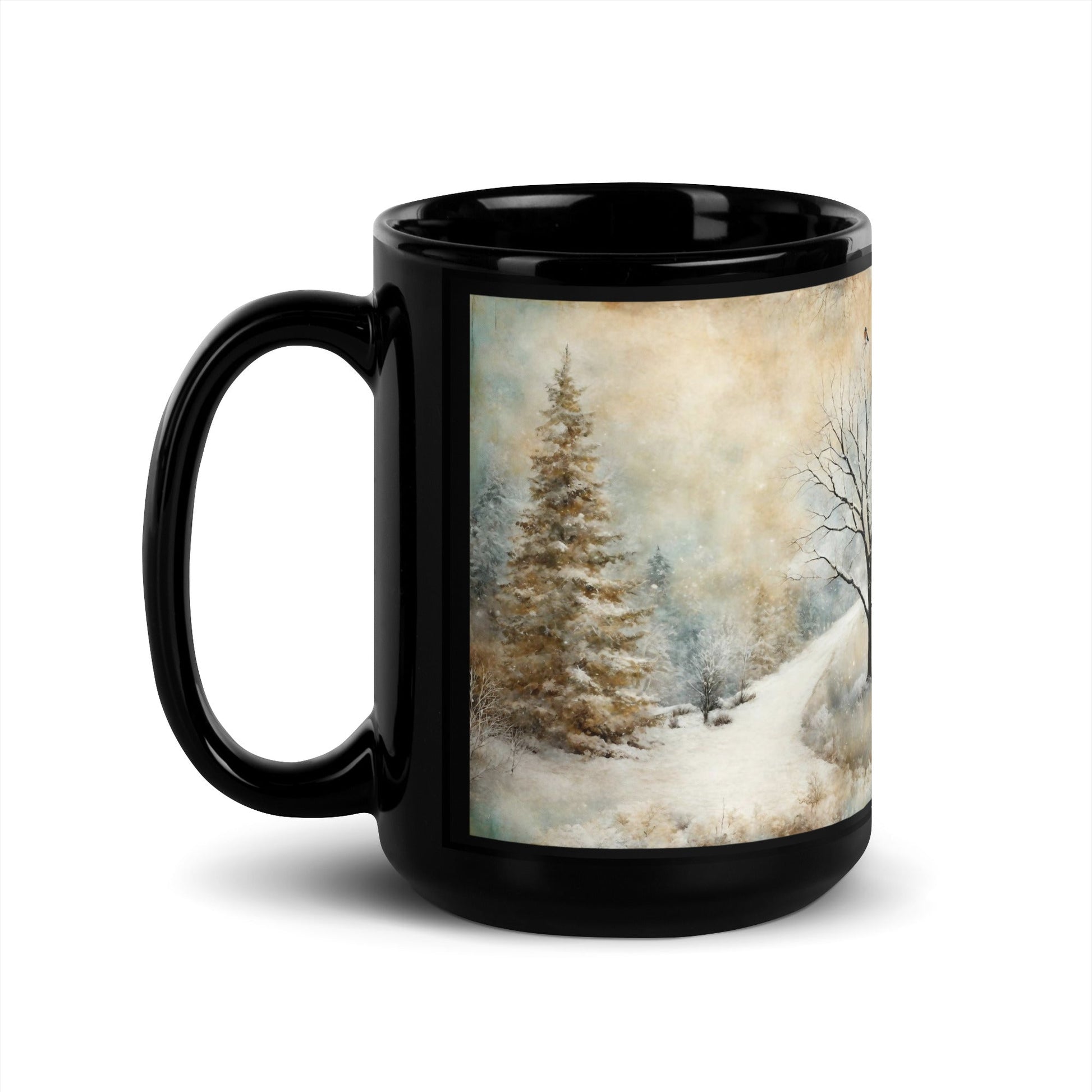 Black Glossy Mug