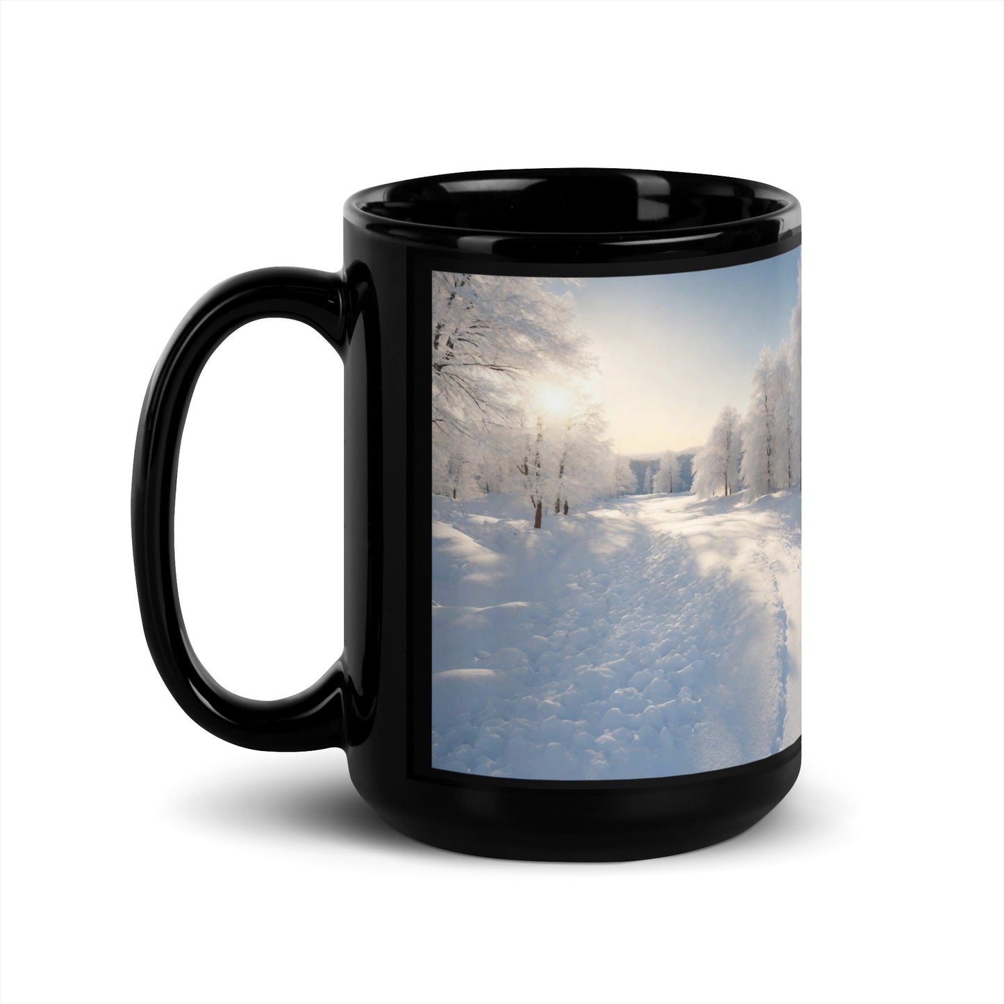 Black Glossy Mug