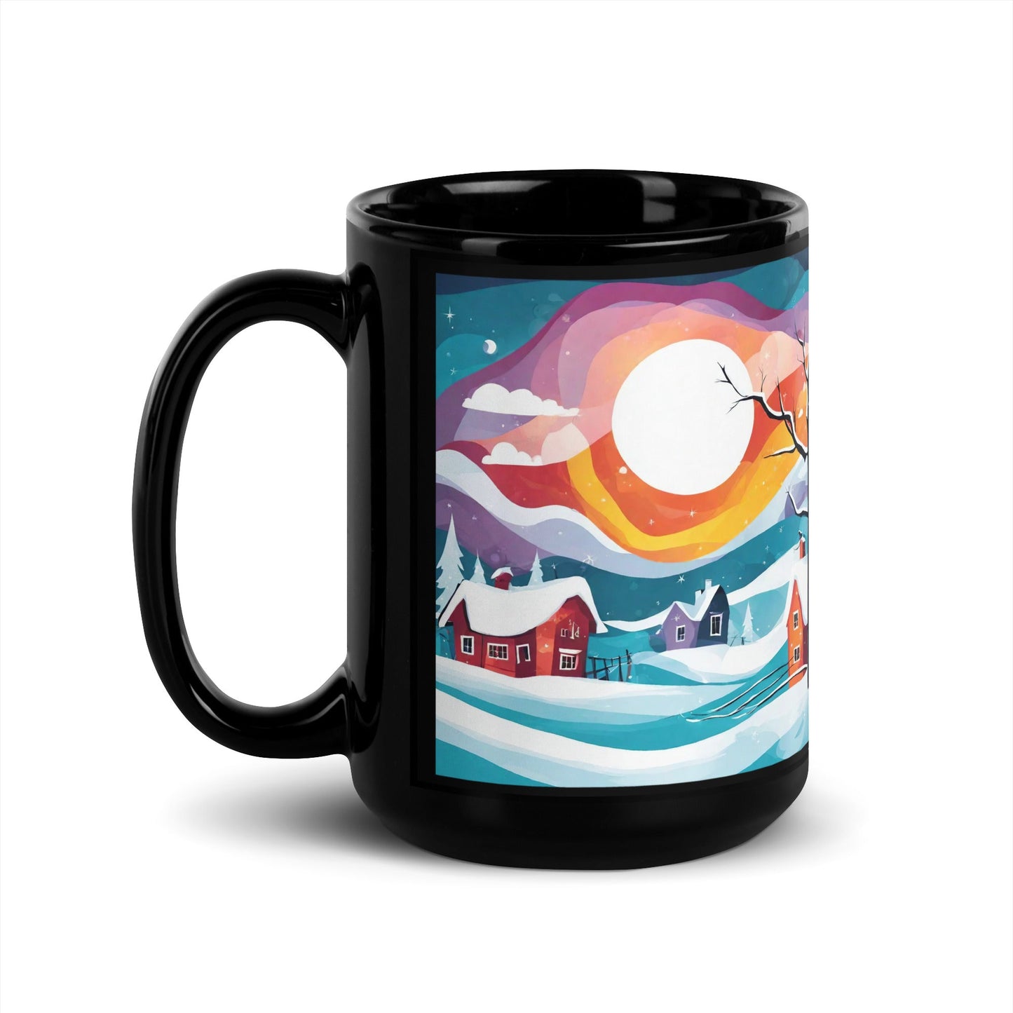 Black Glossy Mug