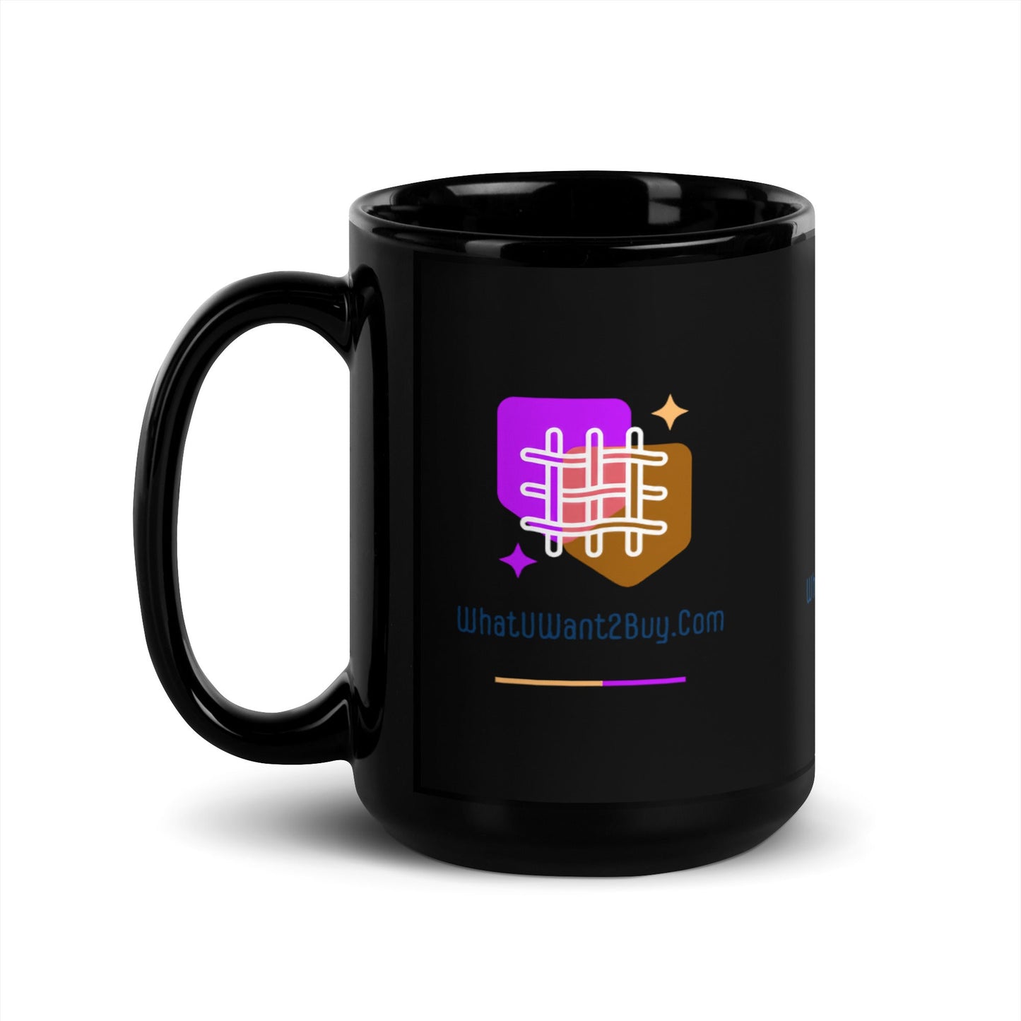 Black Glossy Mug