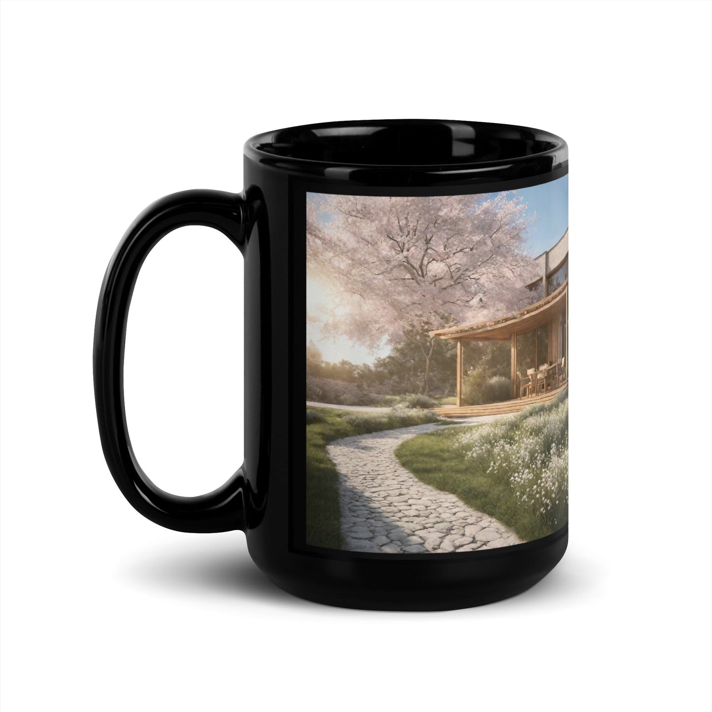 Black Glossy Mug