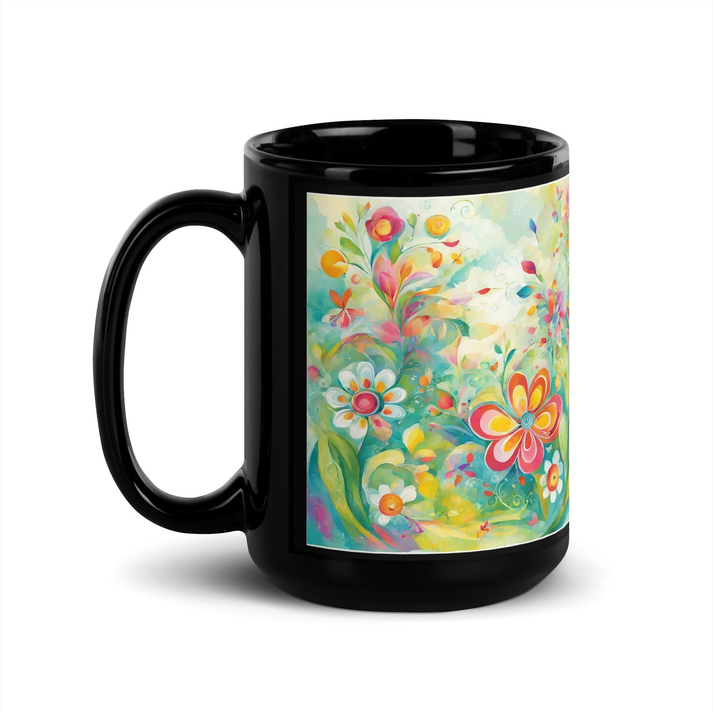 Black Glossy Mug
