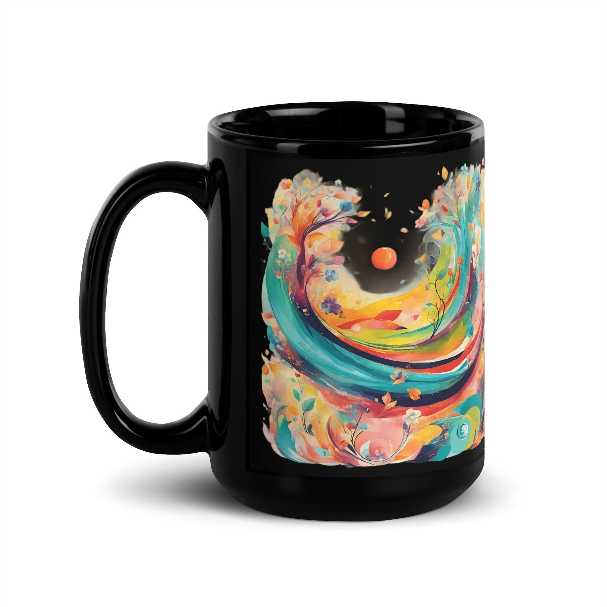 Black Glossy Mug