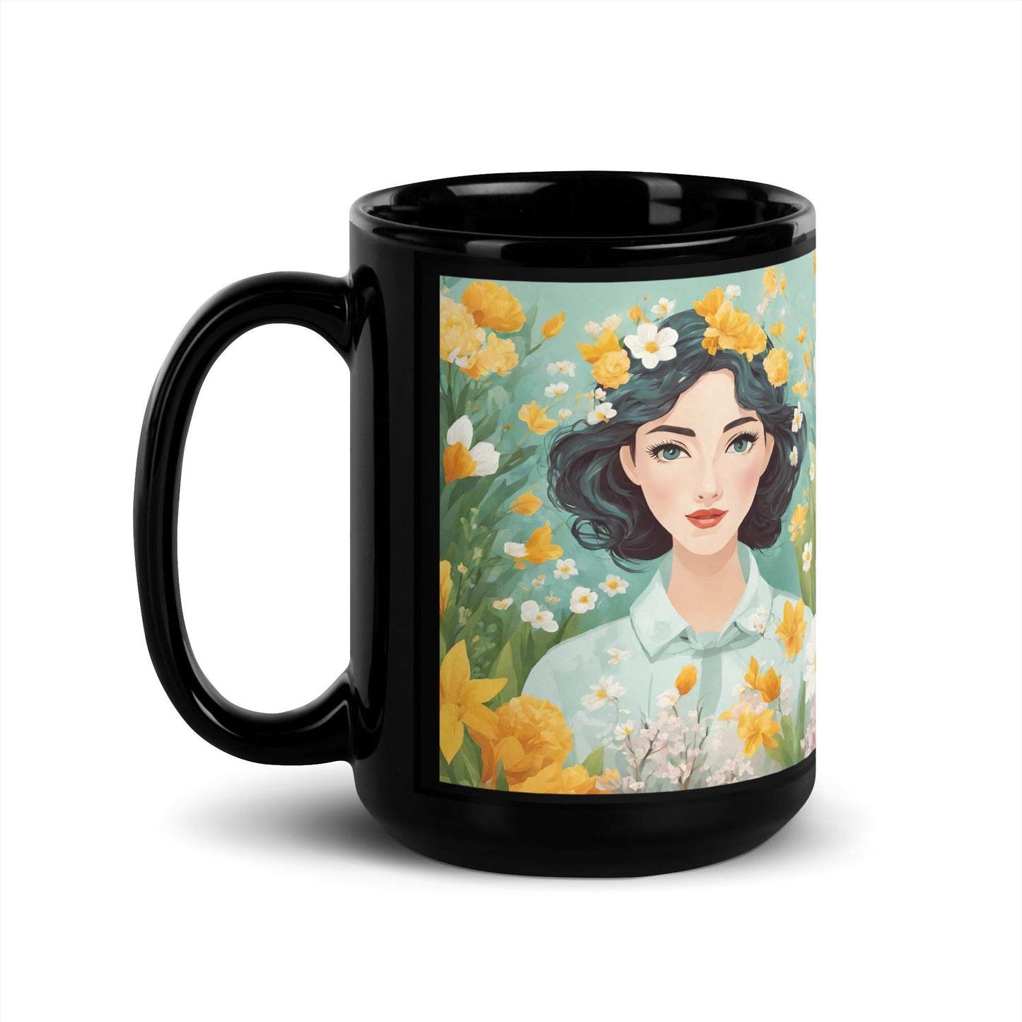 Black Glossy Mug