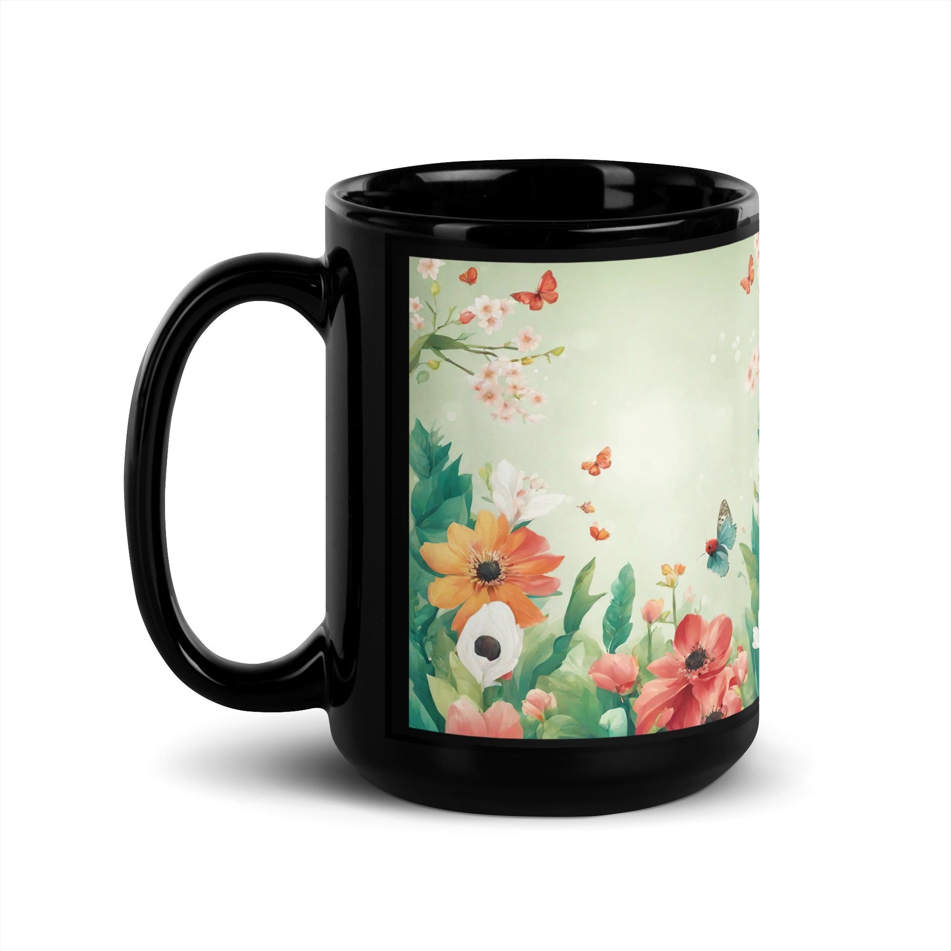 Black Glossy Mug
