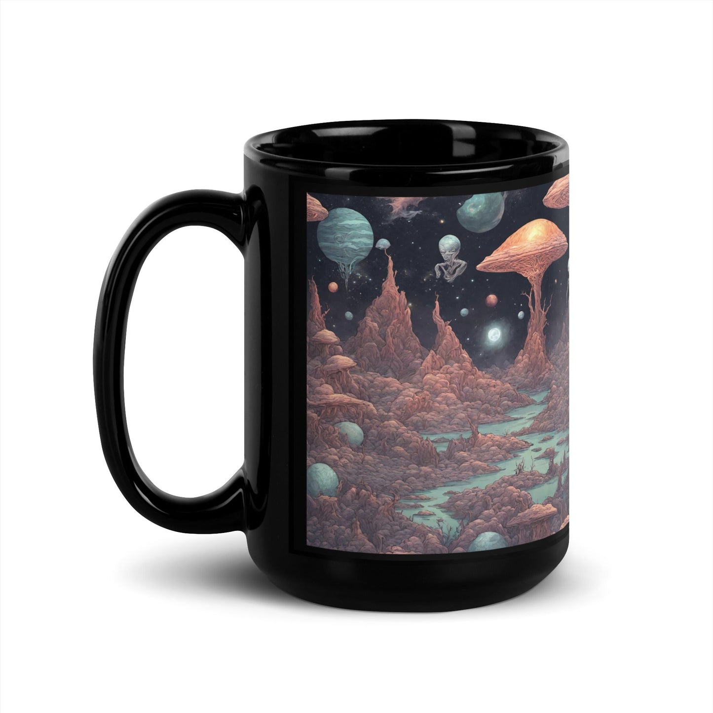 Black Glossy Mug