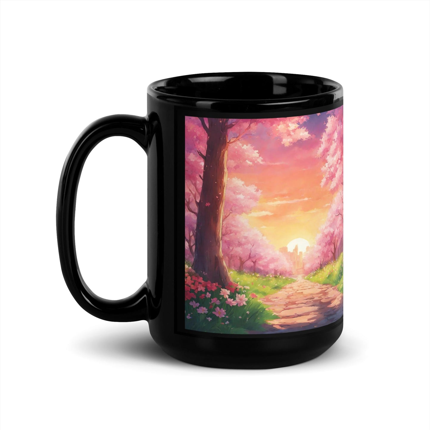 Black Glossy Mug