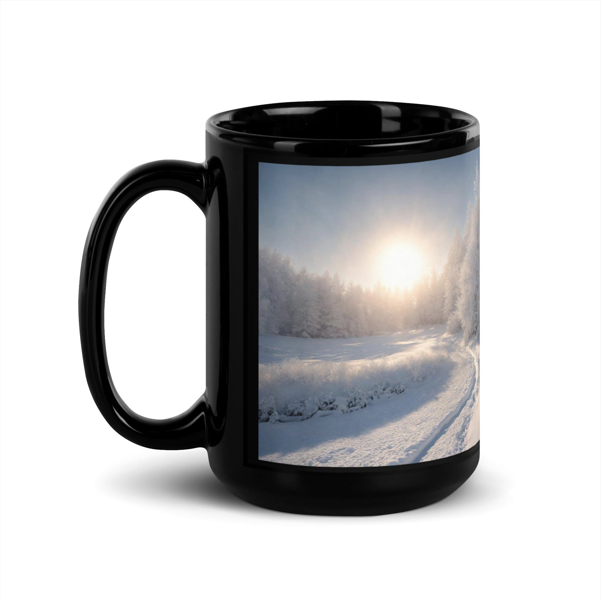 Black Glossy Mug
