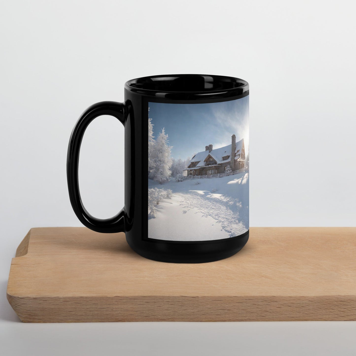 Black Glossy Mug