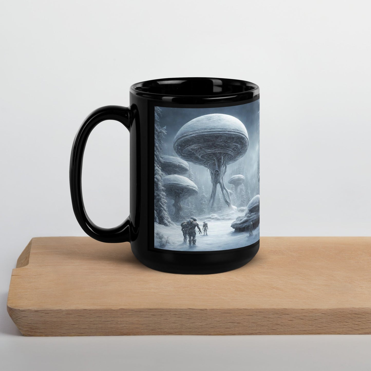 Black Glossy Mug