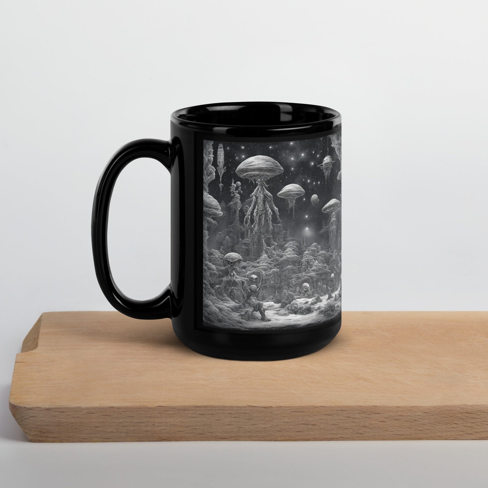 Black Glossy Mug
