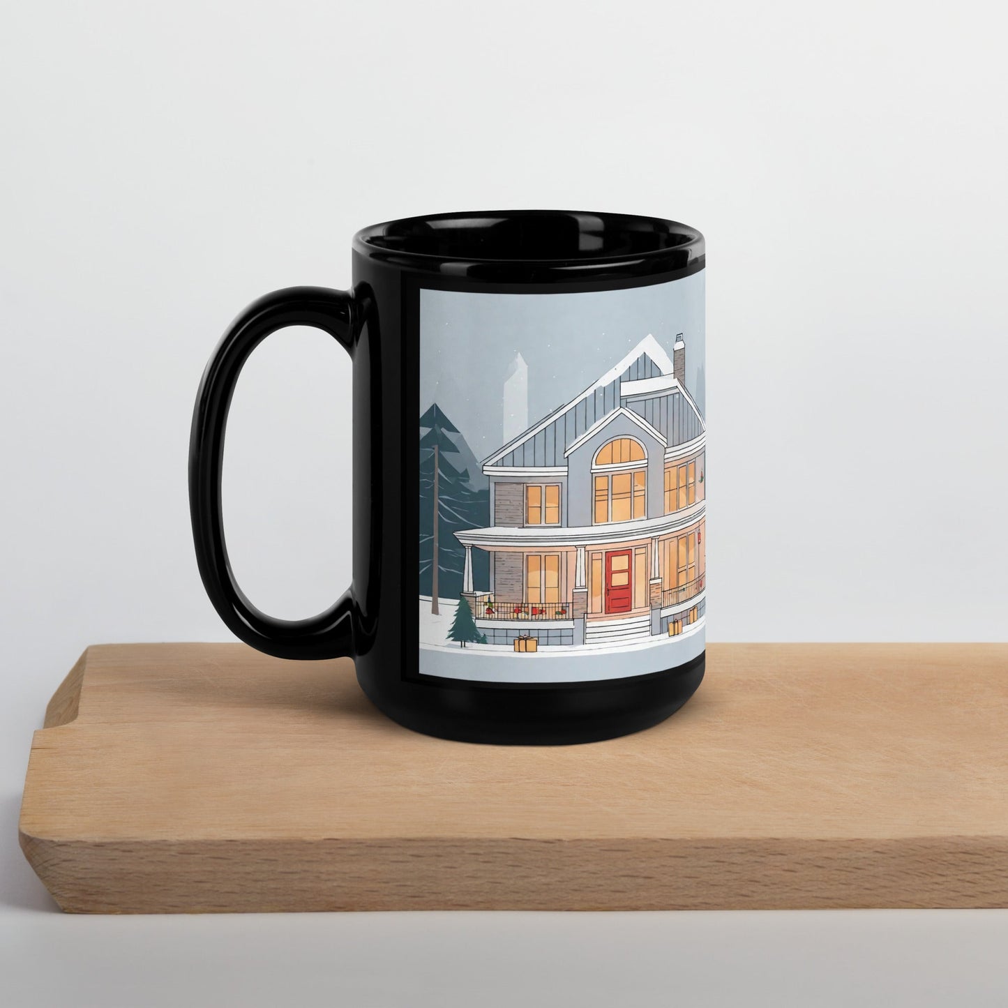 Black Glossy Mug