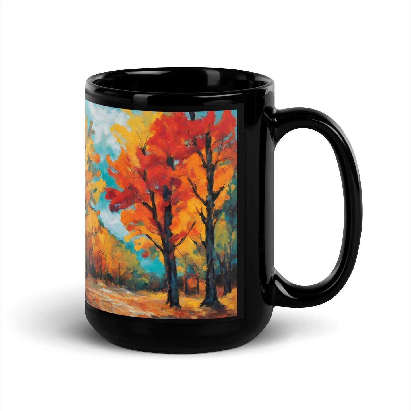 Black Glossy Mug