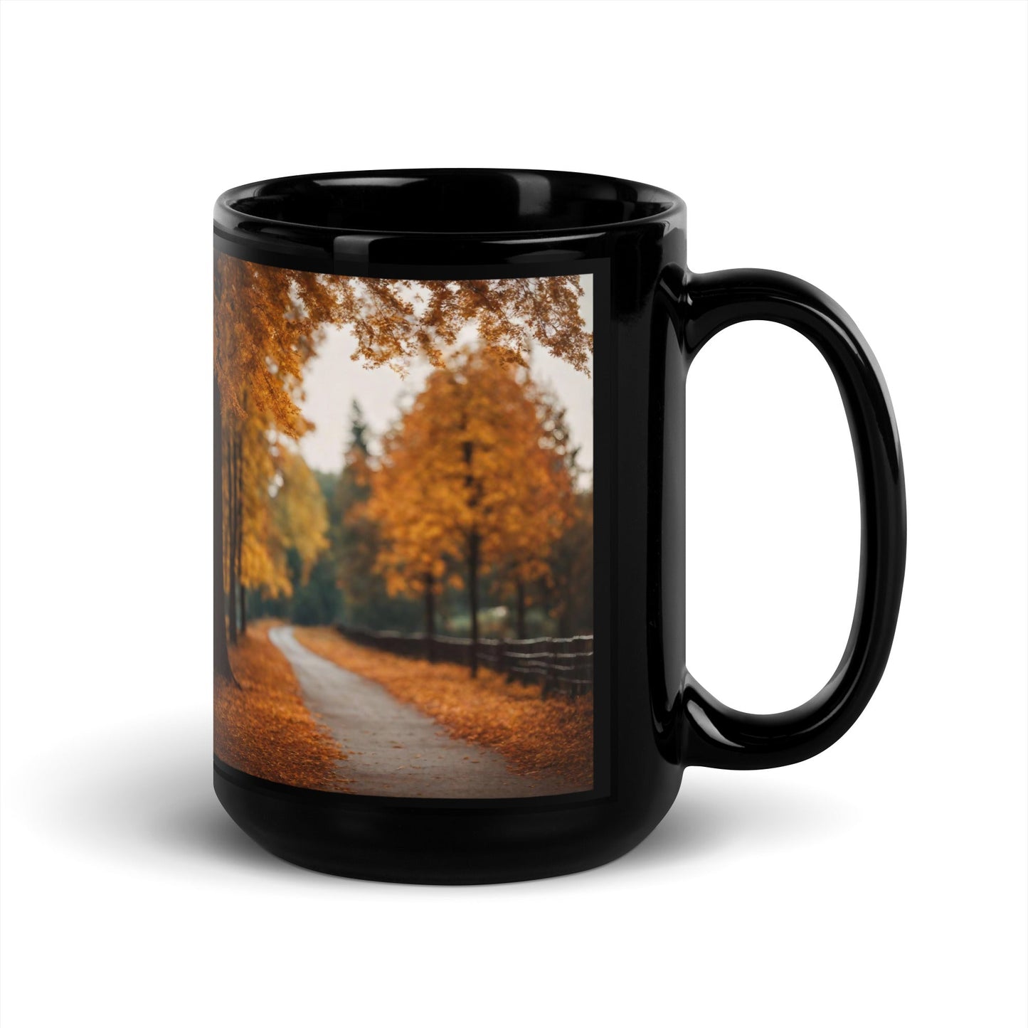 Black Glossy Mug