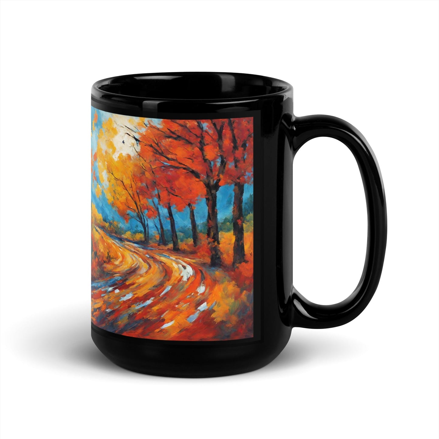 Black Glossy Mug