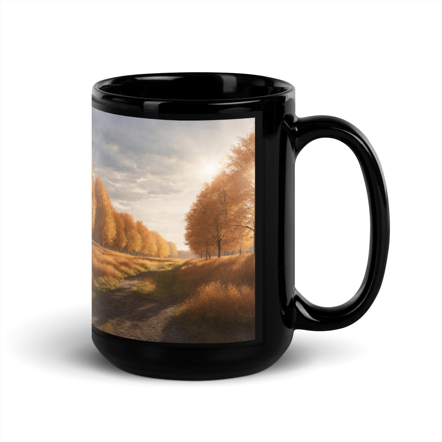 Black Glossy Mug