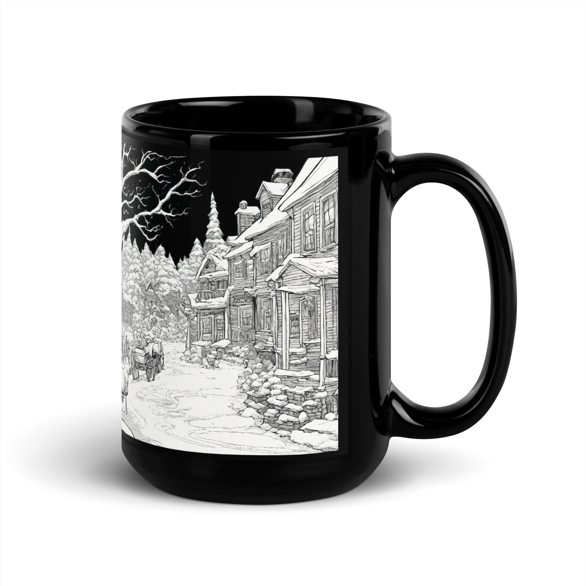 Black Glossy Mug