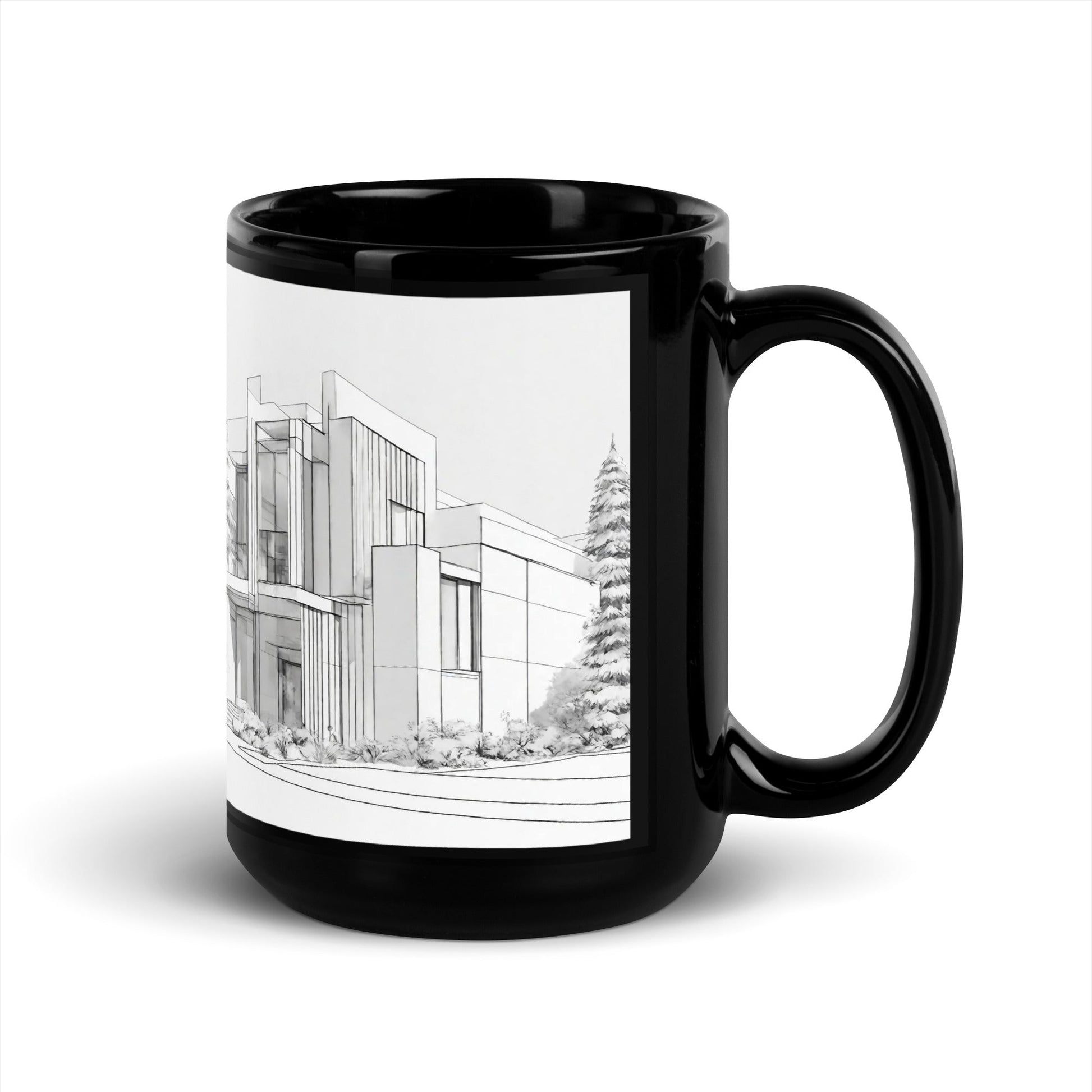Black Glossy Mug