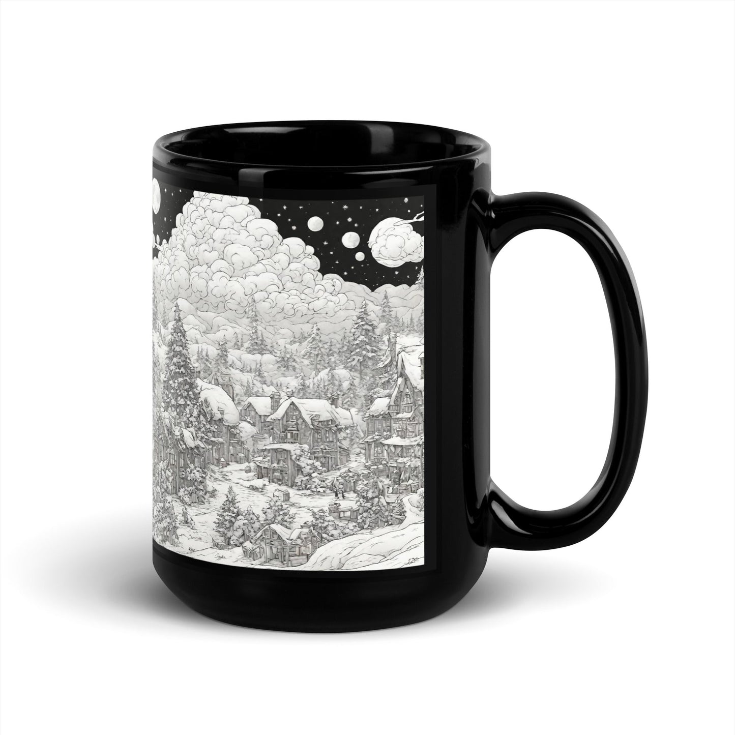 Black Glossy Mug
