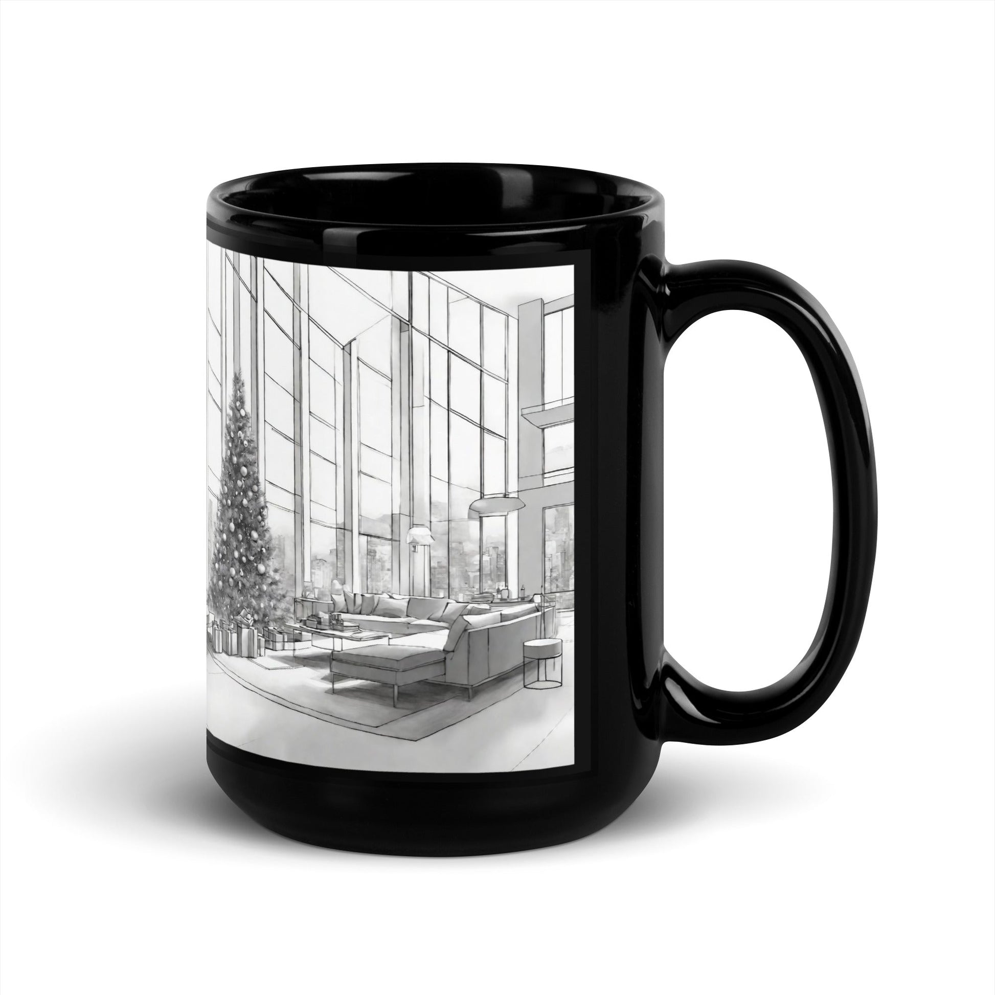 Black Glossy Mug