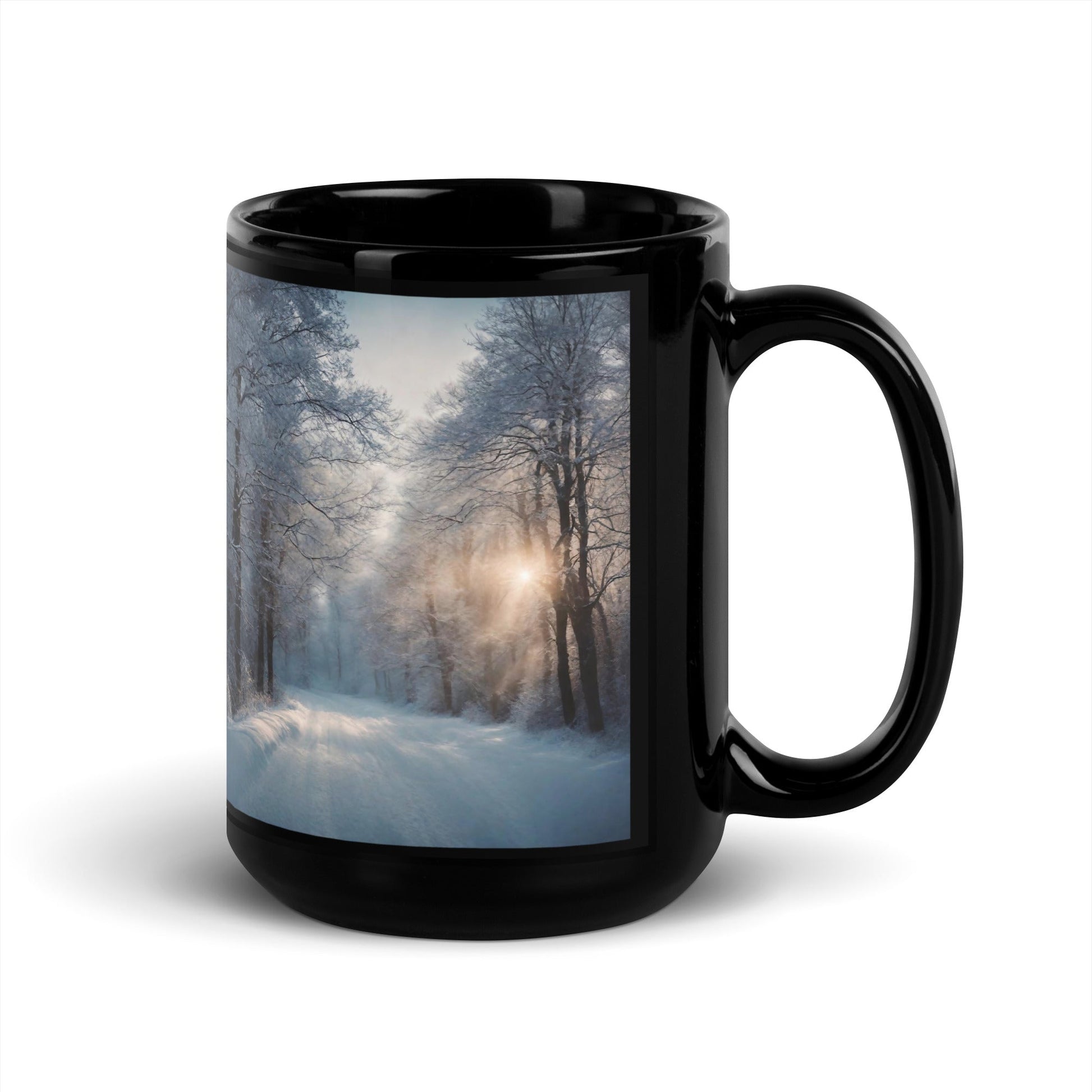Black Glossy Mug