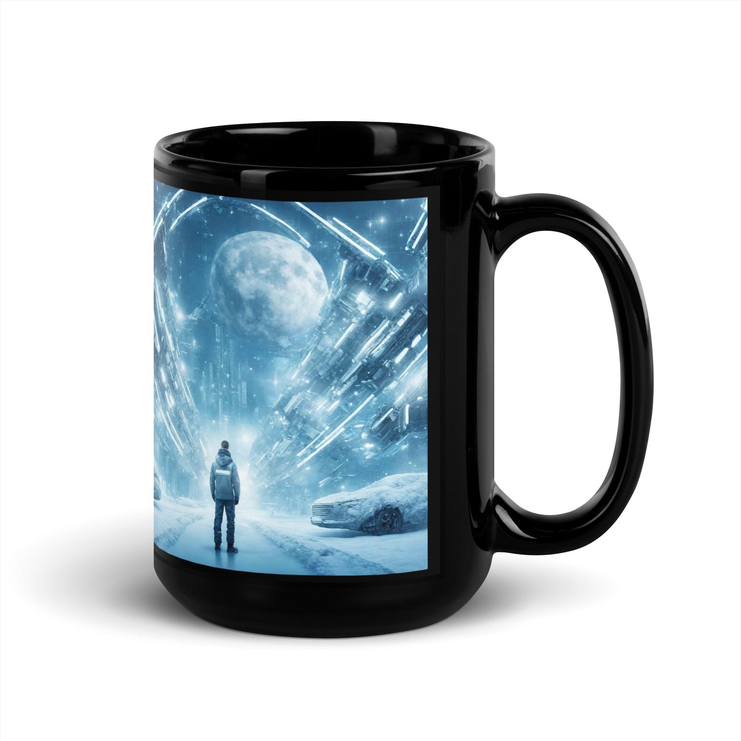 Black Glossy Mug