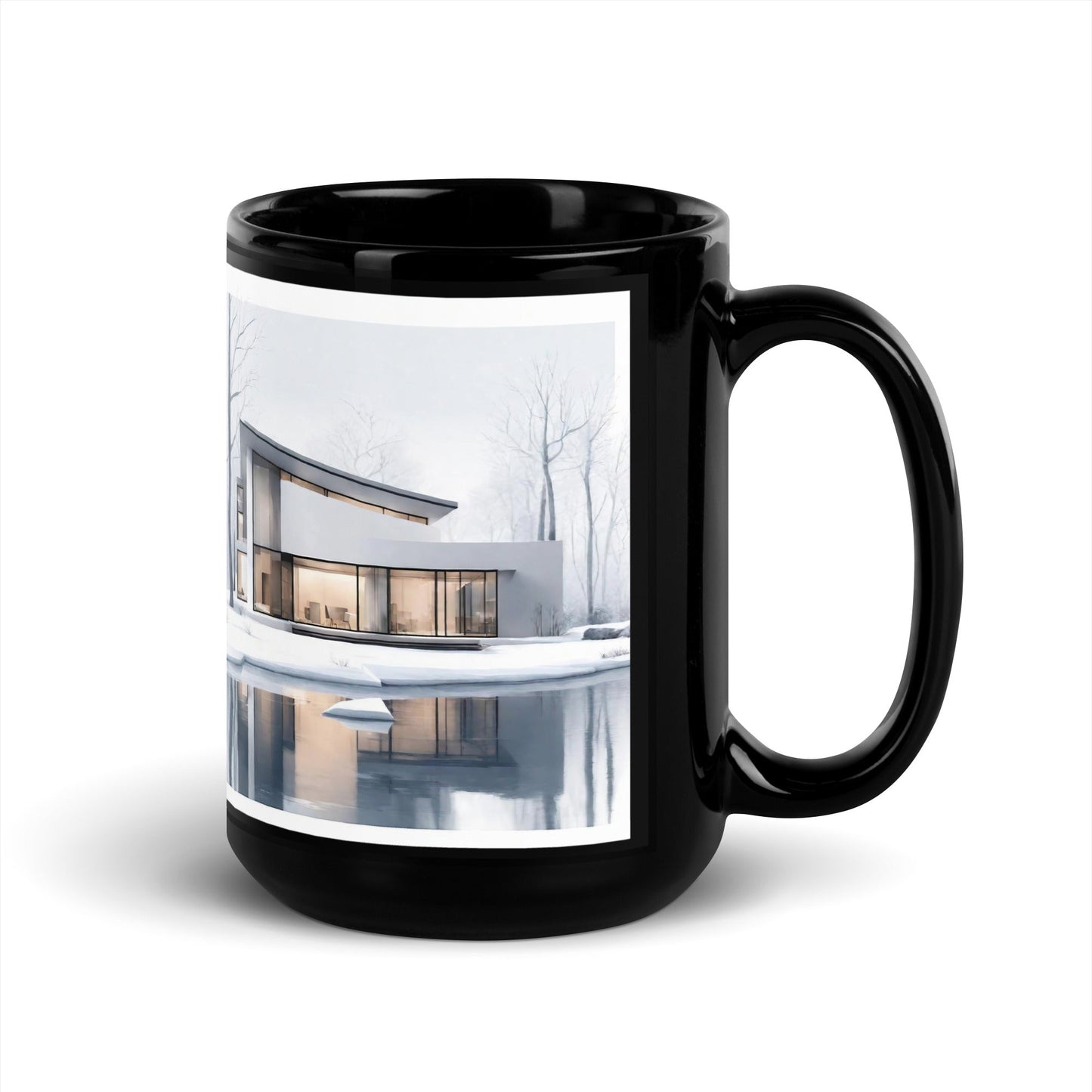 Black Glossy Mug