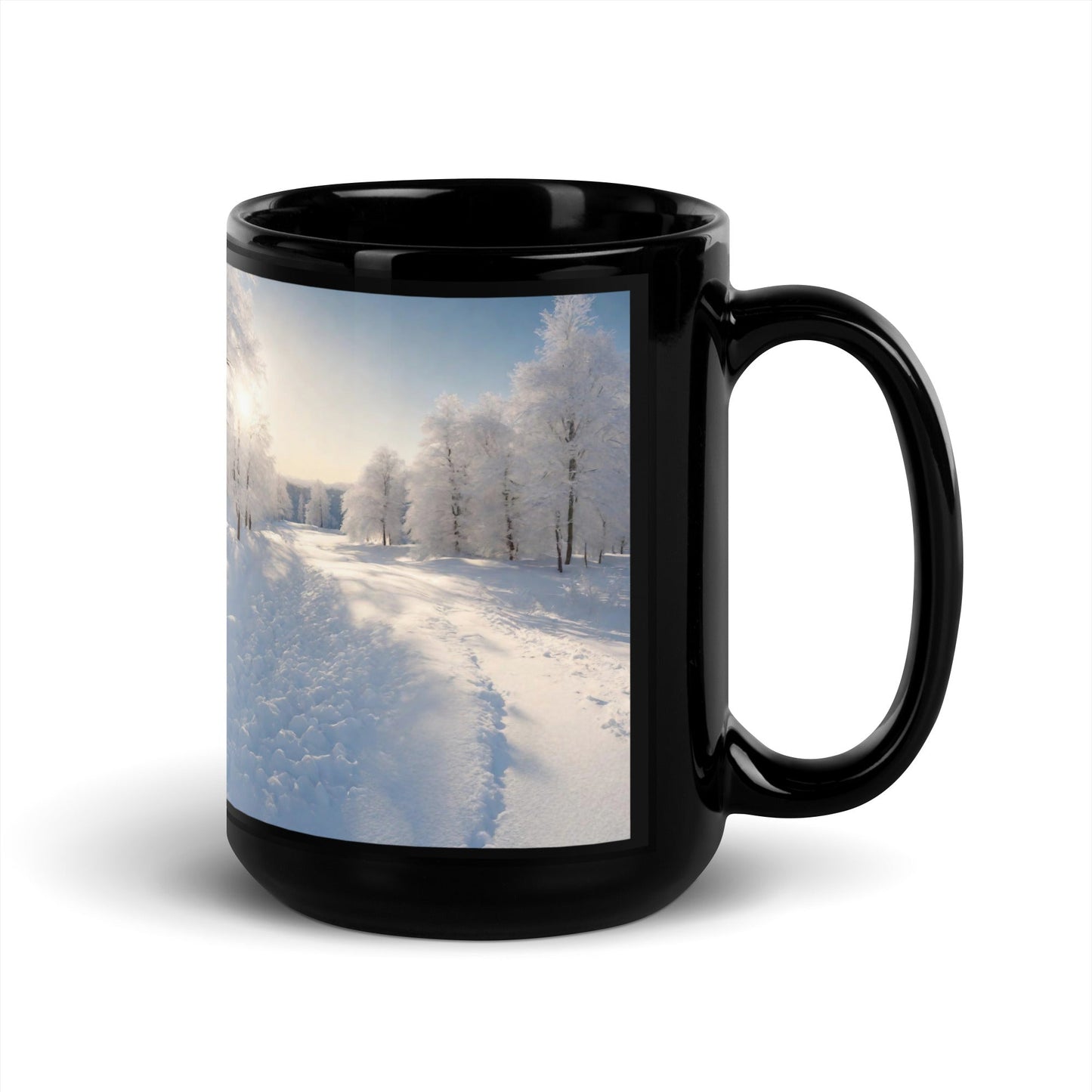 Black Glossy Mug