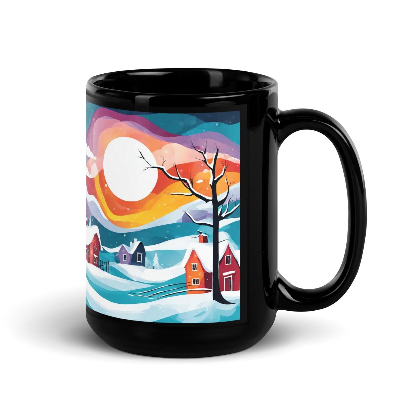 Black Glossy Mug