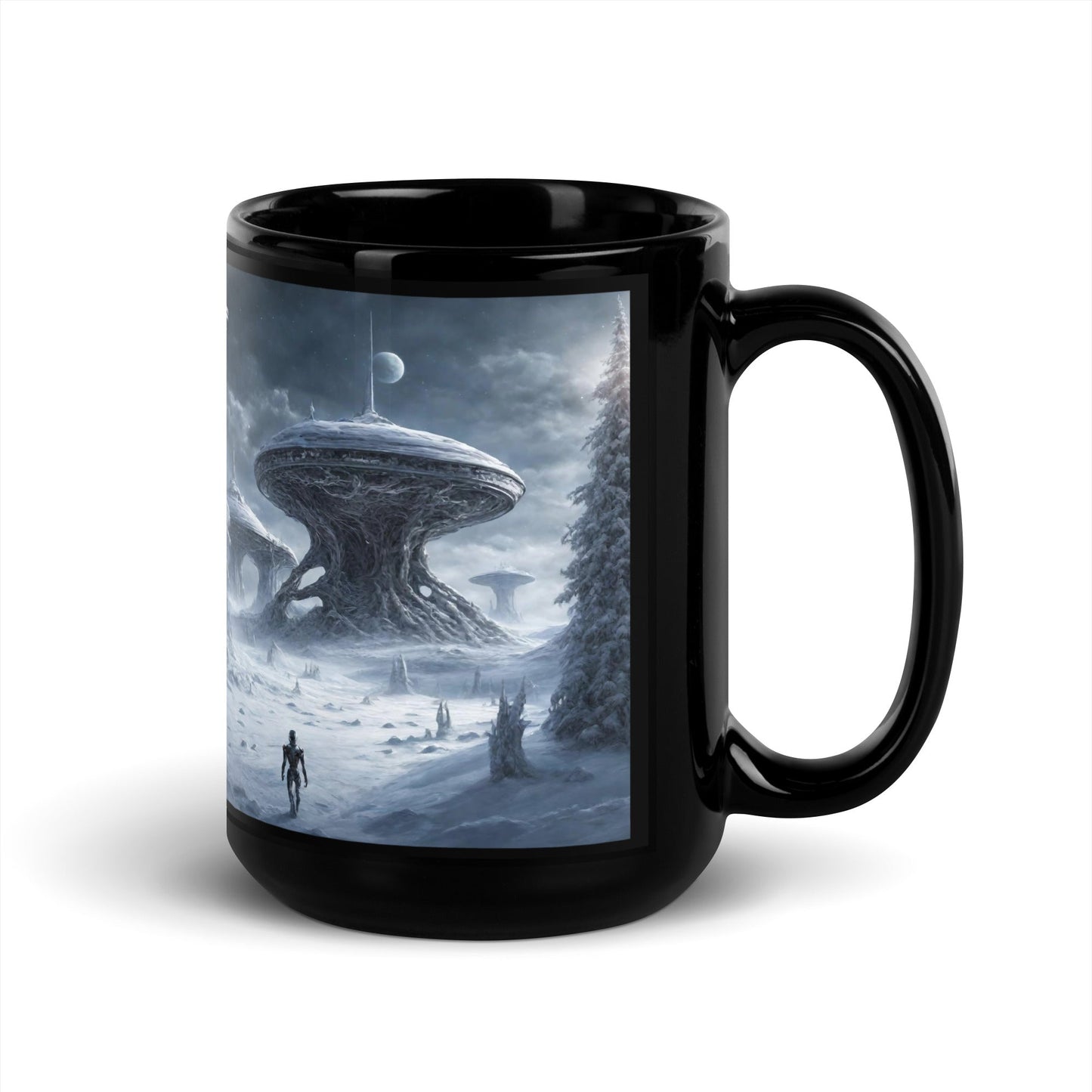 Black Glossy Mug