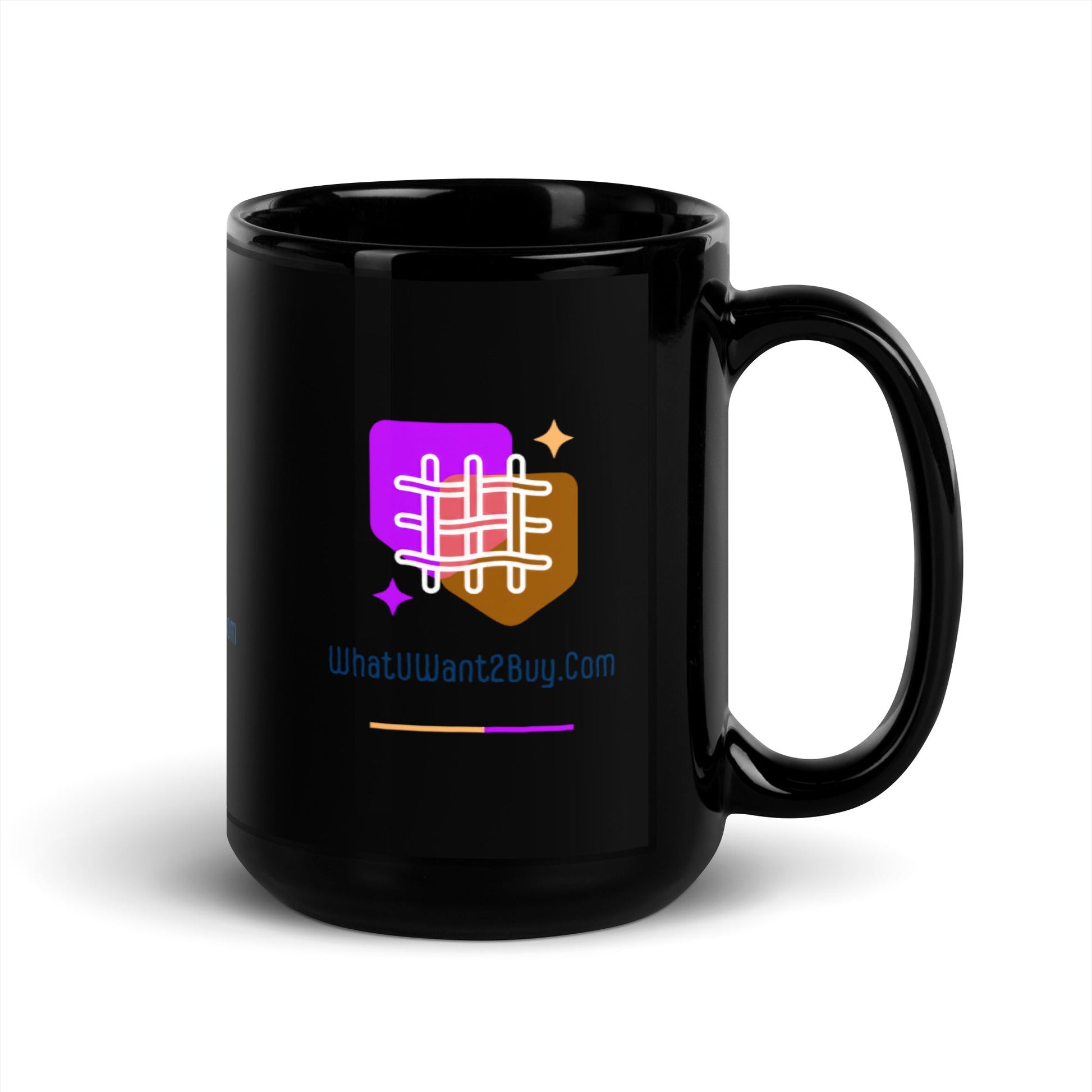 Black Glossy Mug