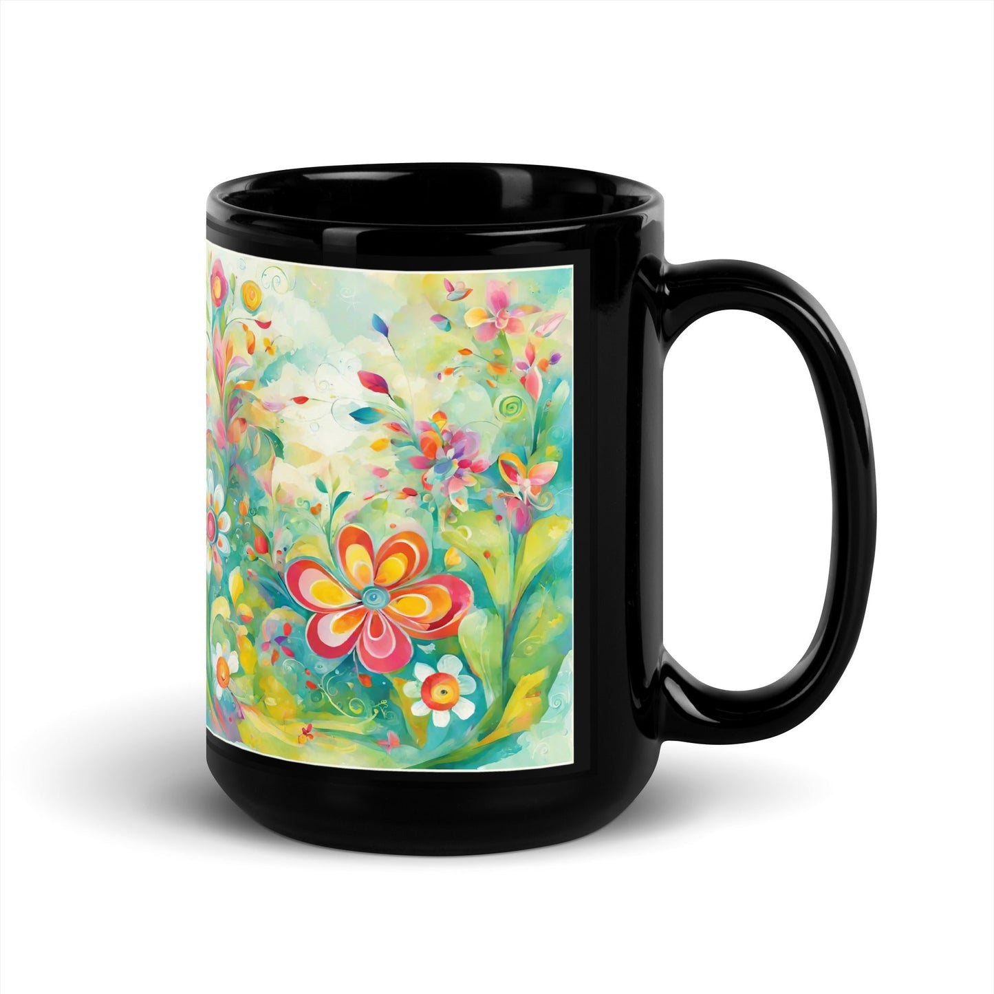 Black Glossy Mug