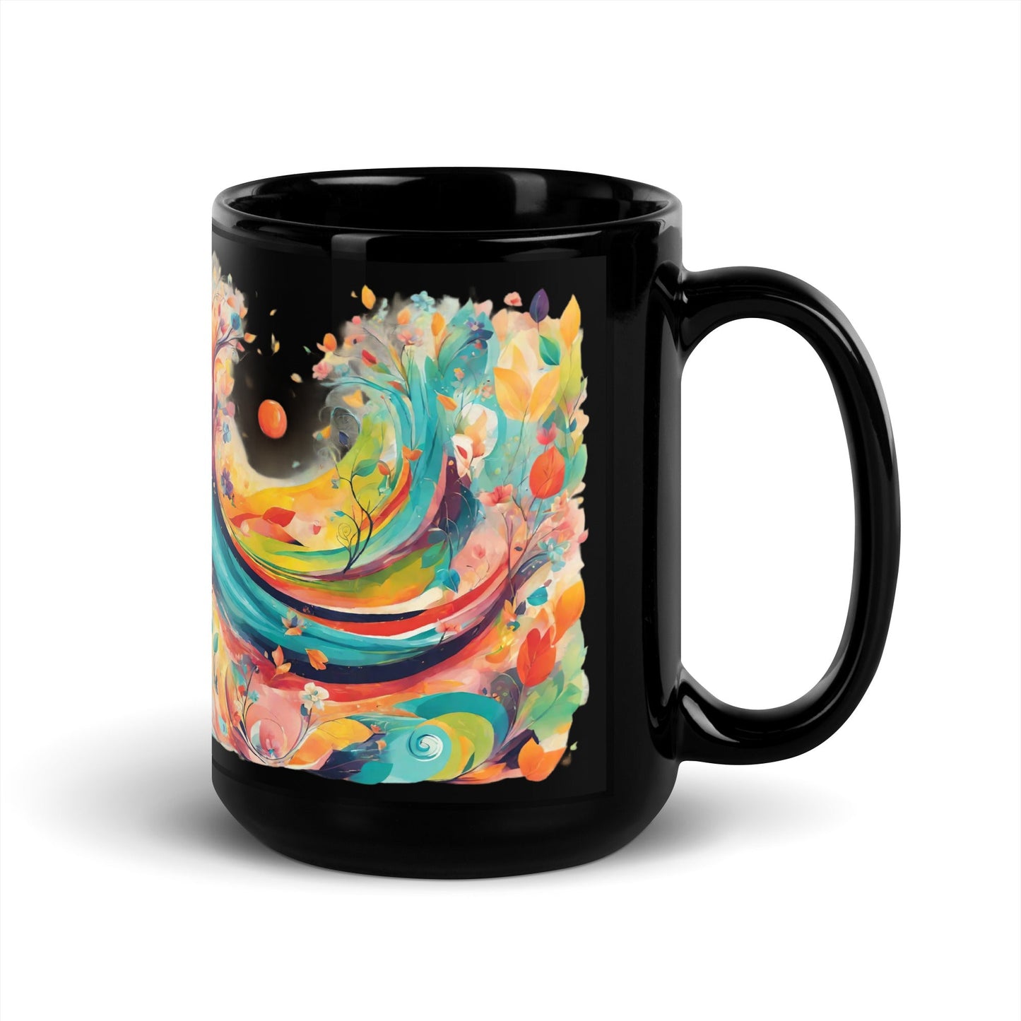 Black Glossy Mug