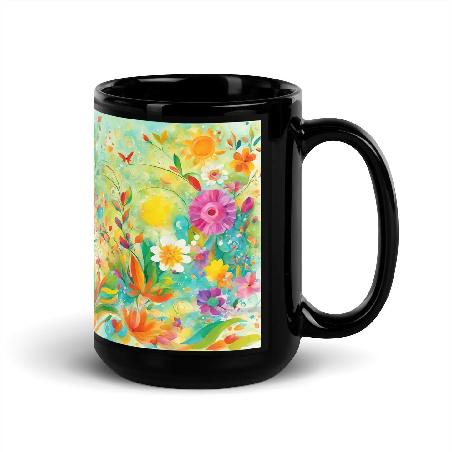 Black Glossy Mug