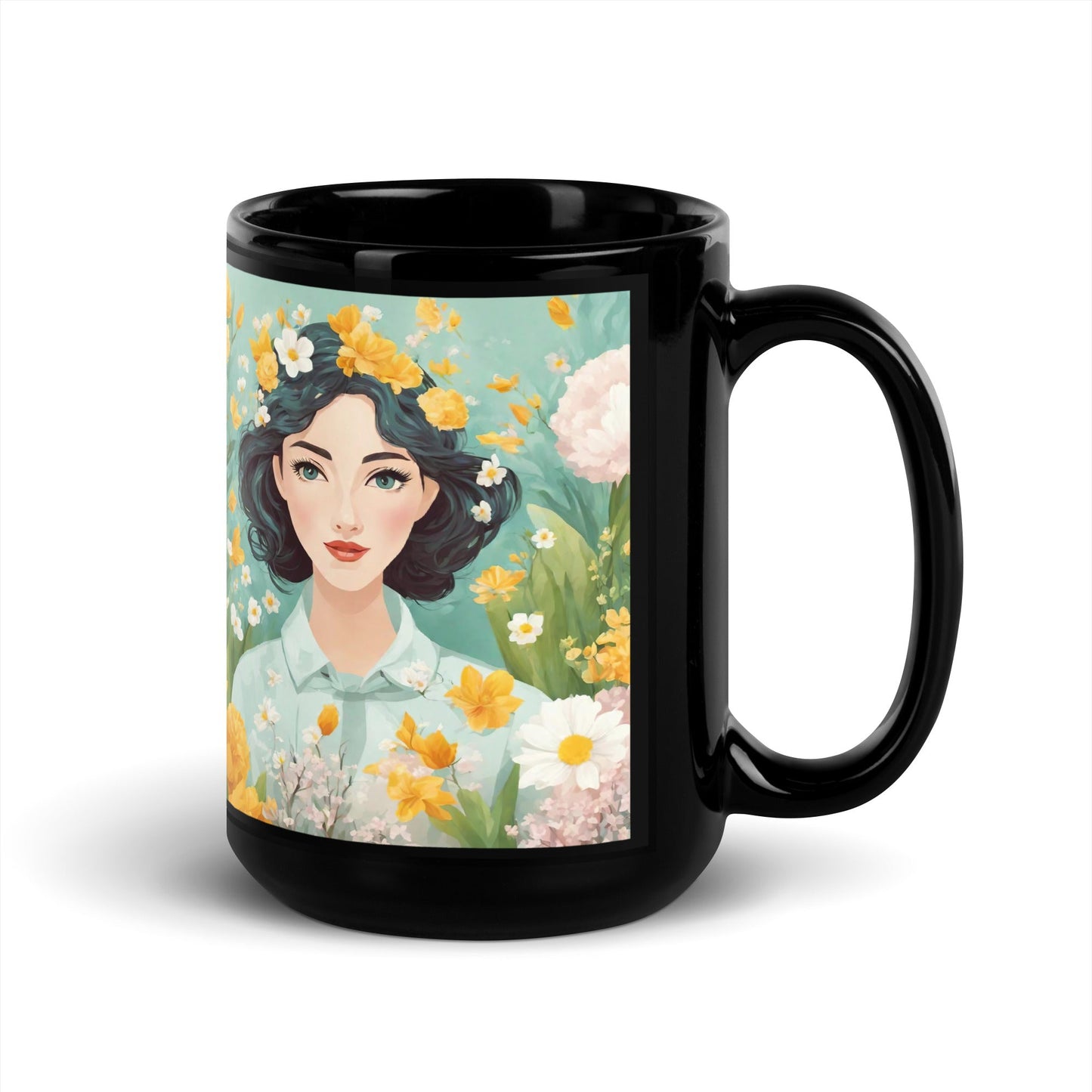 Black Glossy Mug