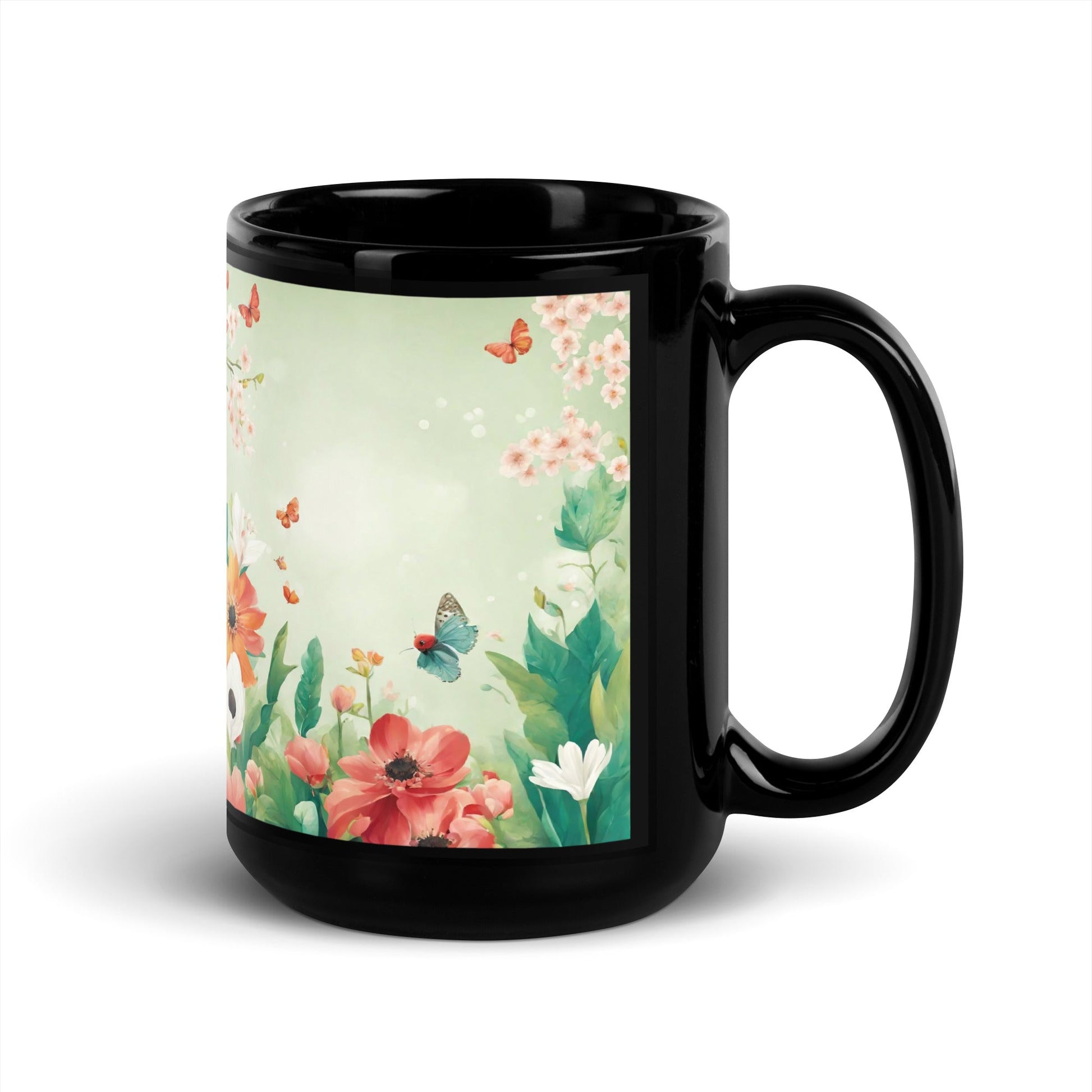 Black Glossy Mug