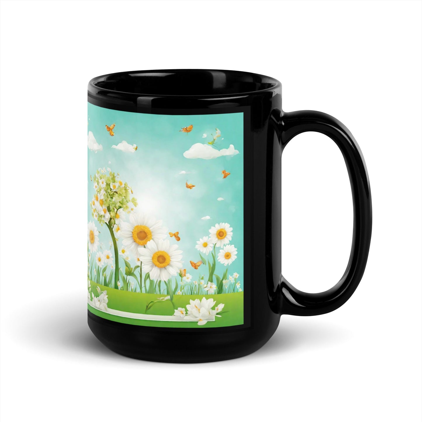 Black Glossy Mug