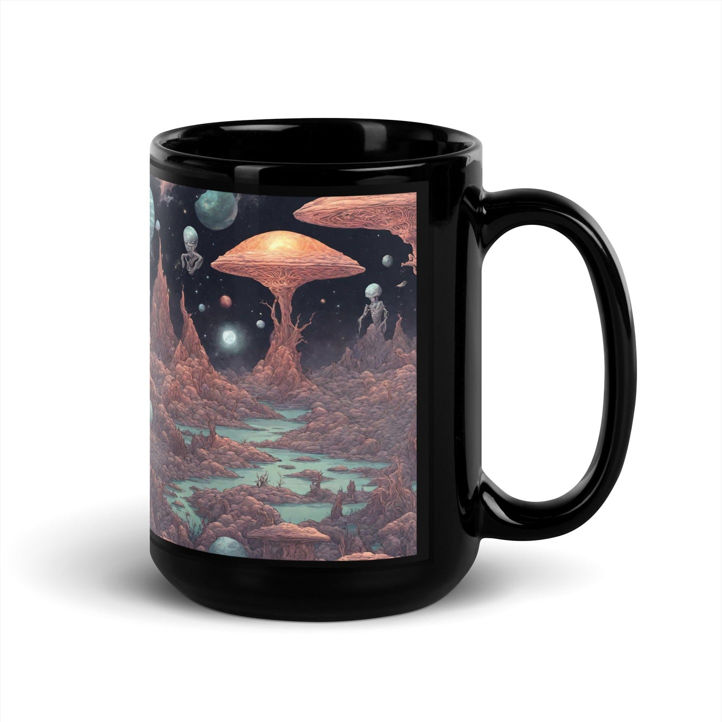 Black Glossy Mug