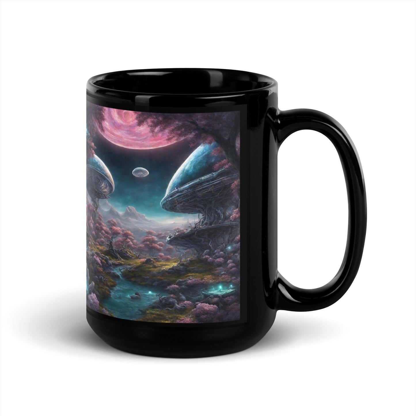 Black Glossy Mug